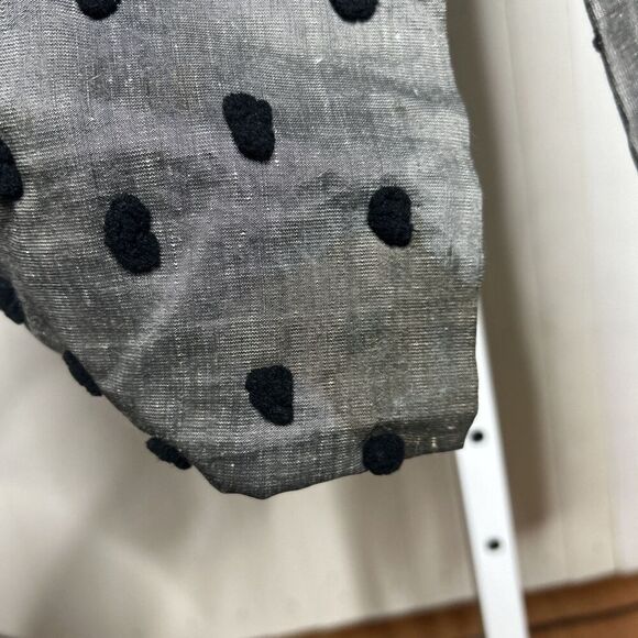 Issey Miyake Gray Polka Dot Trousers - Picture 11 of 14